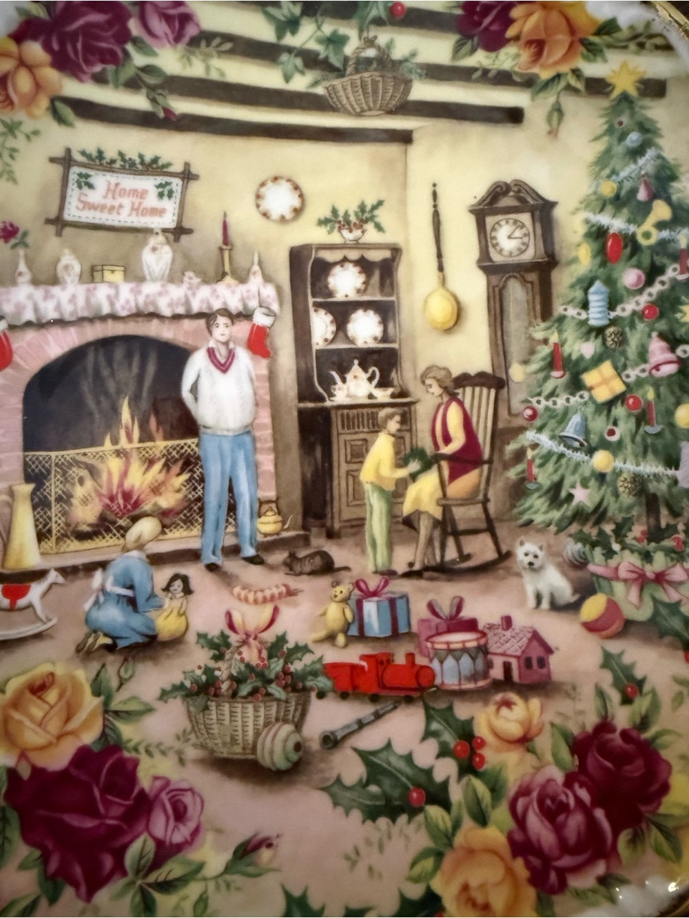 Vintage Royal Albert Christmas Warmth 1989 Fred Errill Plate